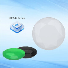 NRF54L Series Beacon Tag Eddystone Ibeacon BLE 6.2 Närhetslokalisering Bakgrundsbelyst för Inomhusnavigering IOT Svart