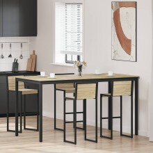 vidaXL Standing Bar Table Engineered Wood