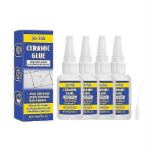 (4) 25-26 1/2/3/4/5x 30ml Ceramic Glue for Porcelain and Pottery Repair Instant Strong Adhesive Glue