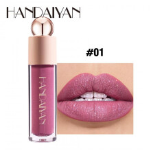 (Matches the image) Matte Glitter Waterproof Shimmer Lip Gloss Sexy Lip Gloss Highly Pigments Makeup Long Lasting Tinted Lip Glaze