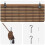 VidaXL vidaXL Roller Blind Brown 130 x 220 cm Bamboo 4