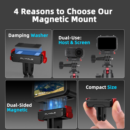 Quick-Release Base for DJI Osmo Nano Camera Magnetic Adapter Mount Accessory 1
