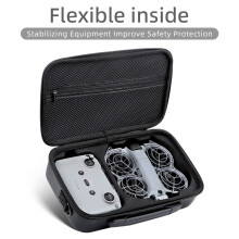 (Grey) DJI NEO 2 Drone with RC-N3 Controller, Carrying Case & Shoulder Bag