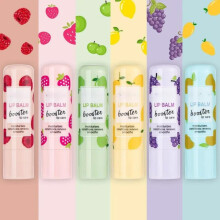 (Matches the image) Natural Fruit Lip Balm Long Lasting Moisturizing Nourishes Reduce Lip Line Anti-drying Hydration Lips Care