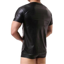 (XL) Sexy Stage Tops Lightweight And Comfortable For Men Short Sleeve T-shirt T-shirt Tops Men T-shirt