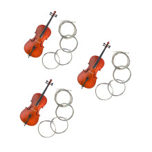 12Stk Cello Zubehör Silber Langlebig