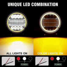 2X 4 Inch 200W LED Work Light Combo Spot Off Road Driving Fog Lamp