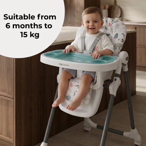 My Babiie MBHC8 Premium Highchair - Earth Child 2