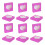 50Pièces Boîte À Cils Fenêtre Transparente, Rangement 1