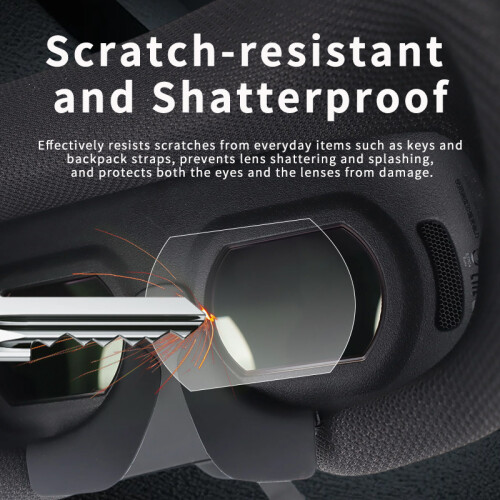 Scratch-Resistant Tempered Glass Screen Protector for DJI N3 Flight Goggles Lens 2