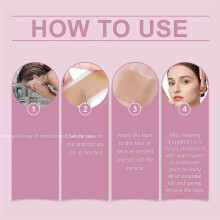 (3PCS) 1-4x Collagen Scar Tape For Face, Losveo Silicone Scar Sheets For Face Wrinkles, Anti-Aging 4x150cm Roll,Collagen Scar Tape For Face