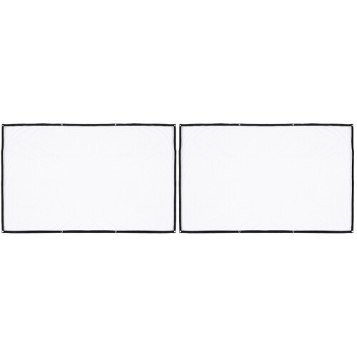 2Pièces Écran De Projection Portable Pour Intérieur 1