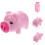 5St Roze Spaarpot Muntopslag Plastic Desktop Ornament 11