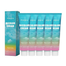 (5PCS) 1-5x Hair Bleach Cream Natural Non-Irritating Professional Long Lasting Hair Bleach 100G