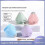 (Cigarette Grey) Massage Ball with Heat, Vibration Trigger Point Ball Silicone Self Massager 1