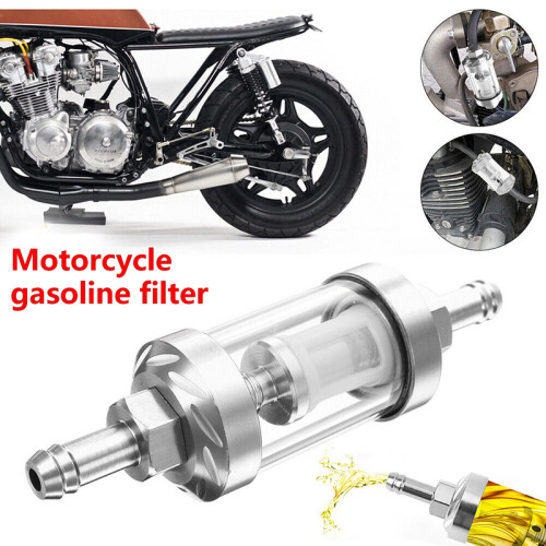 1PCS Universal Petrol Large Inline Fuel Filter Dirt Motorcycle Part 1