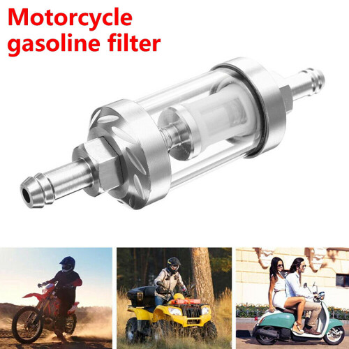 1PCS Universal Petrol Large Inline Fuel Filter Dirt Motorcycle Part 2