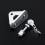 Motorcycle Adjustable Clip On Windshield Extension Spoiler Wind Deflector Kit 9