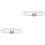 2St Witte Parel Taille Ketting Met Elegantie Avond 2