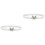 2St Witte Parel Taille Ketting Met Elegantie Avond 3