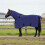 VidaXL vidaXL Horse Blanket Navy Blue 145 cm Polyester 1