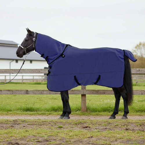 VidaXL vidaXL Horse Blanket Navy Blue 145 cm Polyester