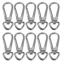 10Stk Premium Claw Clasp Schlüsselanhänger Metall
