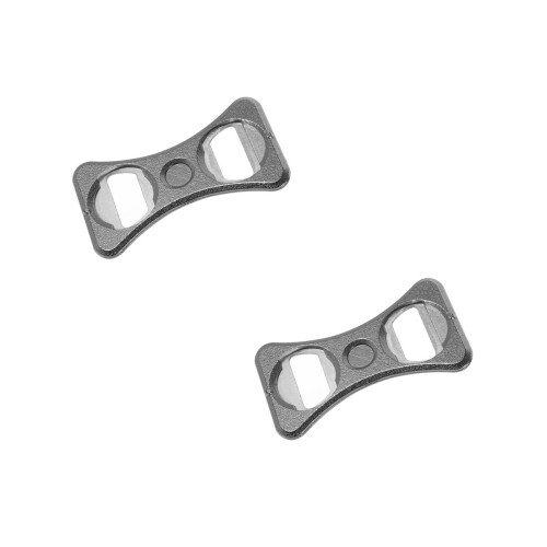 2Stk Robuster Auto-Becherhalter Mit Flaschenöffner Aus Metall Silber
