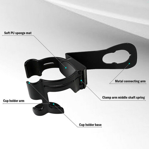 Multi-Function Drink Cup Phone Holder Bracket Organizer for Jeep Wrangler JK 1