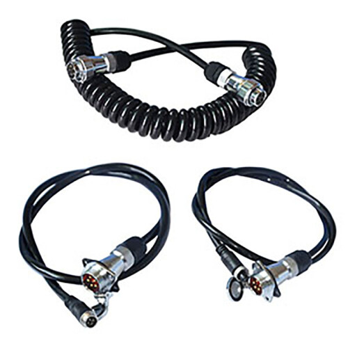 2AV Input Trailer Cable Connector Receptacle Kit For Rear View Backup Camera 1