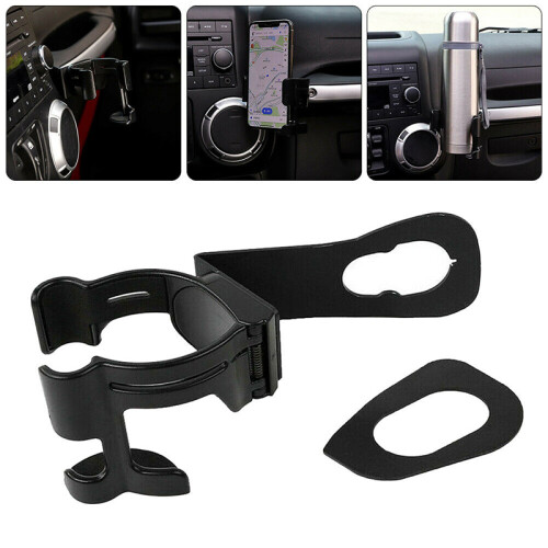 Multi-Function Drink Cup Phone Holder Bracket Organizer for Jeep Wrangler JK 2
