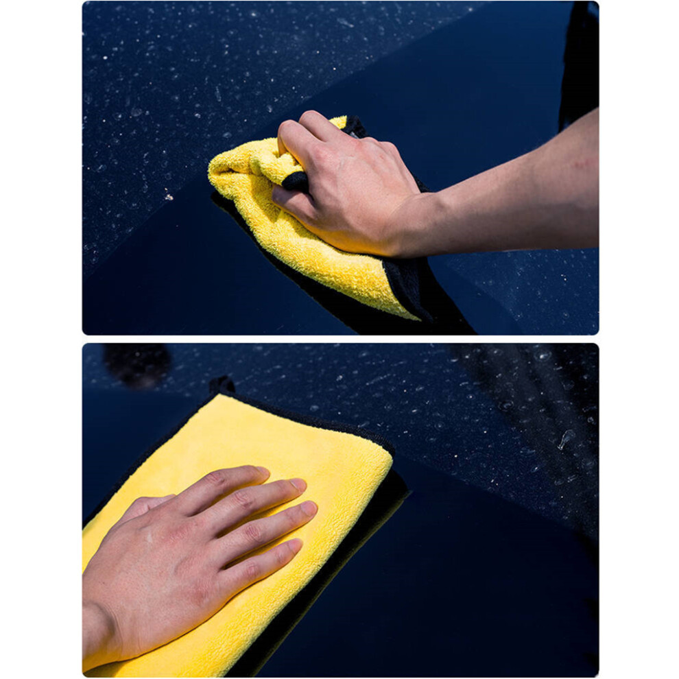 (30X60cm) Car Wash Microfiber Towel - Drying & Cleaning Cloth For Toyota, Hemming & Detailing Tool 113121656121