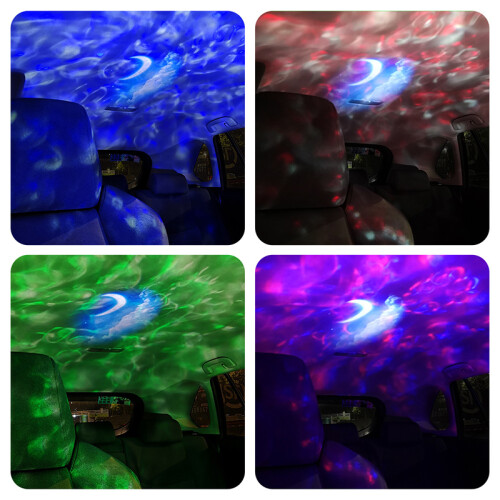Color Changing Projection LED Night Light Moon and Star Projector Lamp 1
