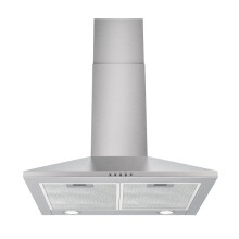 FIREGAS 60cm Chimney Cooker Hood, Brushless Motor, 368m³/h, Silver, LED