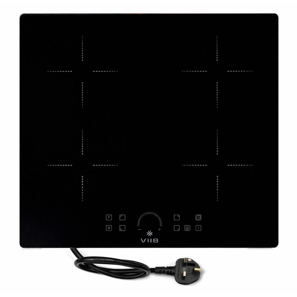 Viib Induction Hob 60Cm, 4 Zone Electric Cooktop, 2800W Built-In Hob W