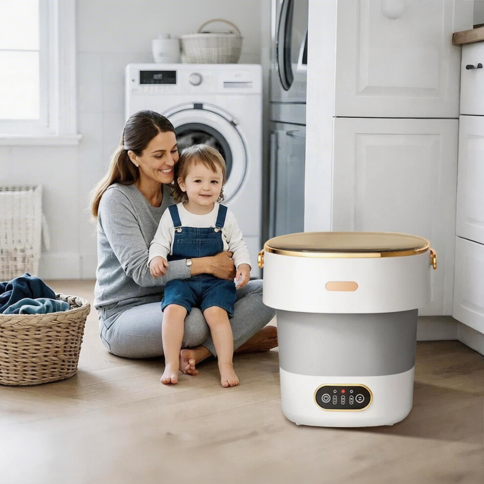 Lidzopas Portable Washing Machine,13L Upgraded Mini Washing Machine,Camping Was