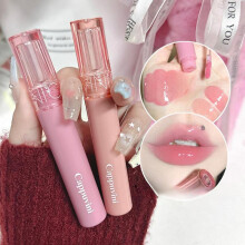 (Matches the image) 6 Color Juice Jelly Lip Gloss Long Lasting Moisturizer Lipstick Mirror Gloss Lipstick Lip Makeup Cosmetics