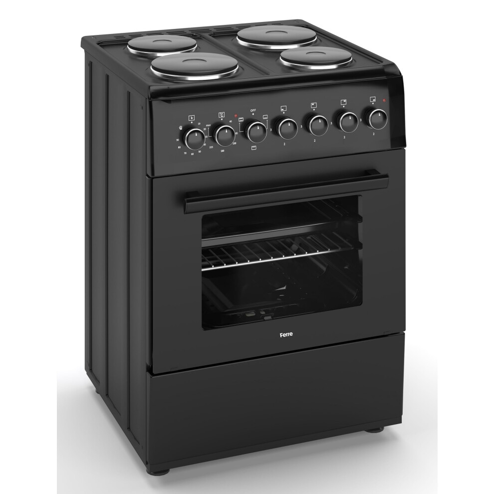 Ferre F6tx04e3-Bl 60Cm Freestanding Electric Cooker