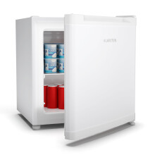 Klarstein Irene Mini Freezer - 31L Fridge/Freezer, Adjustable Temp -24C to 10C, Energy Class C, Quiet 38 dB, Table Top Design for Bedrooms & Small