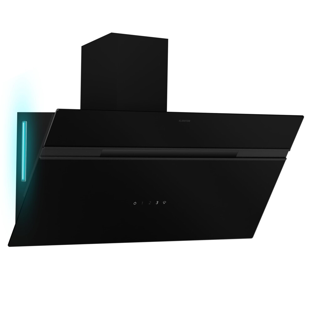 Klarstein Alina Wall Cooker Hood - 90Cm Wall-Mounted Extractor, 615 M³