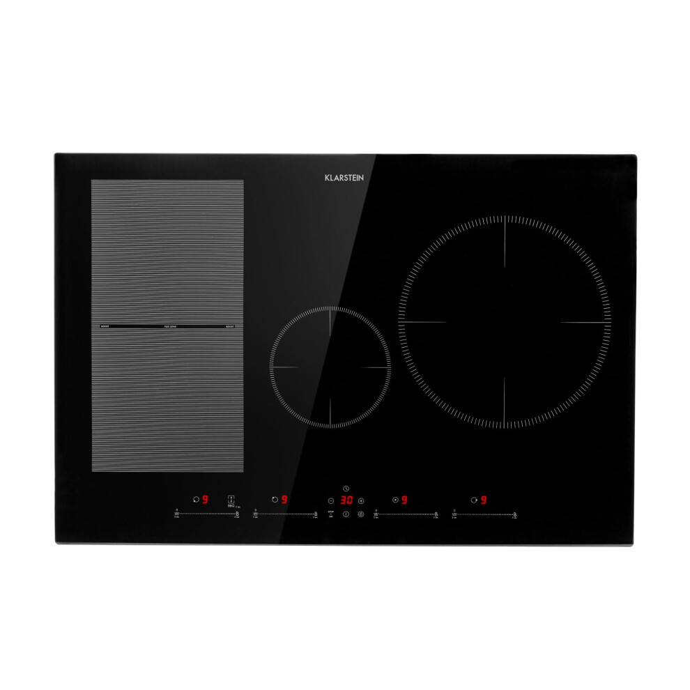 Klarstein Induction Hob, 7500W Electric Hobs Induction Cooker, 4 Ring