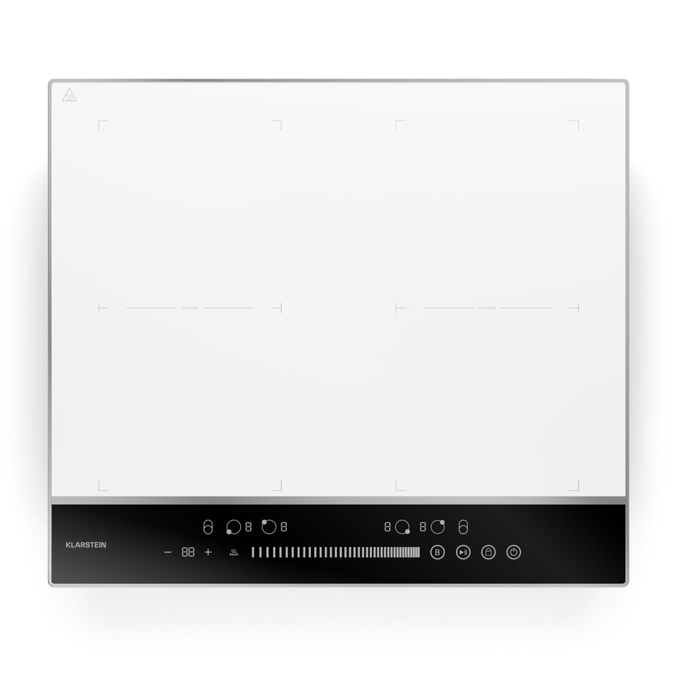 Klarstein Dualtone Flex Built-In Induction Hob - 4-Zone, 7200W, Flex Z