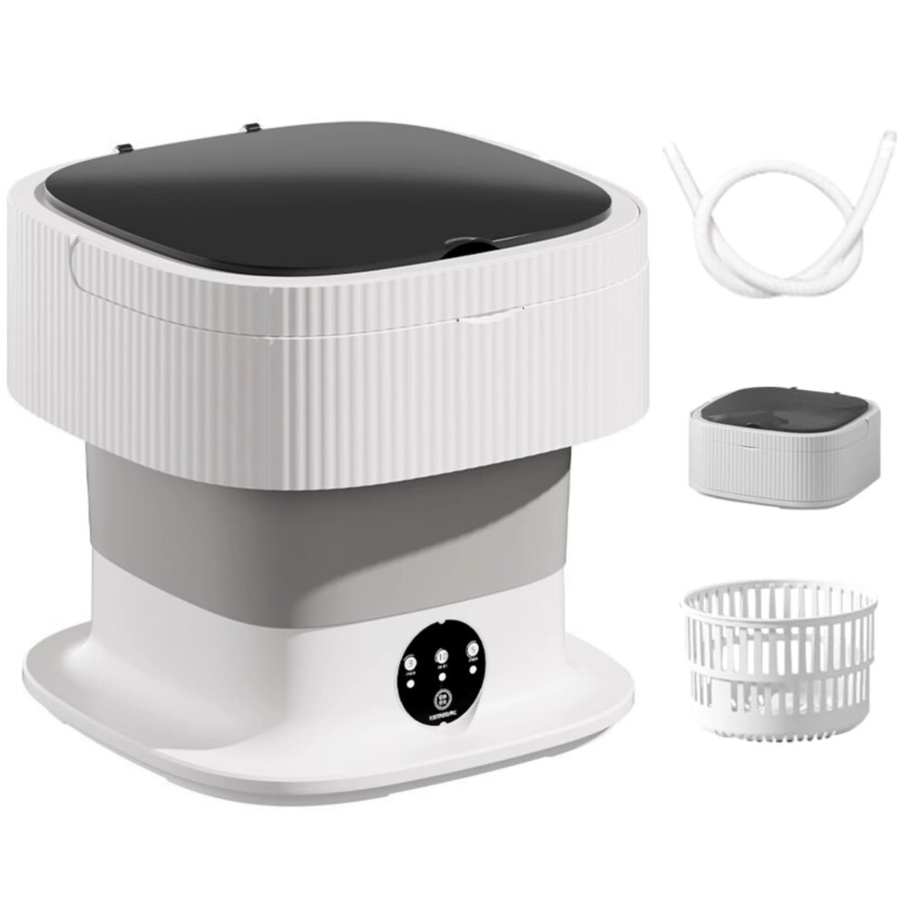Meesoga Foldable Mini Washing Machine 12L – Portable Small Travel Wash