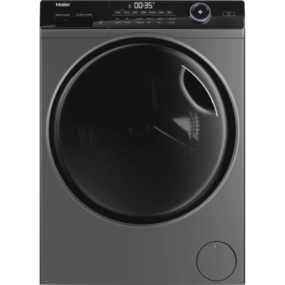 Haier Hw90-B14939s8 Freestanding Washing Machine, 9Kg Load, 1400Rpm, G