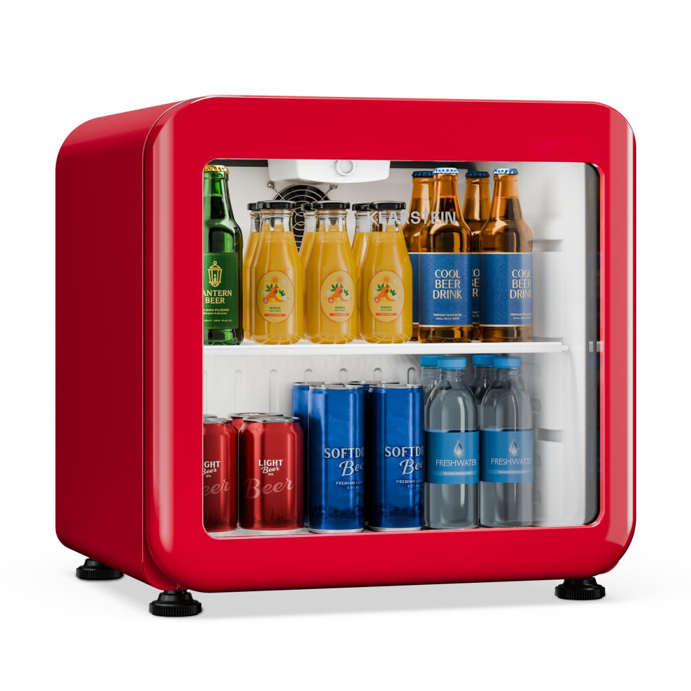 Klarstein Audrey Evo Drinks Fridge 45 L – Beverage Cooler With Glass D
