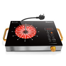 Disaenvir Portable Ceramic Hob Single Zone, Electric Hob 2000W Plug in
