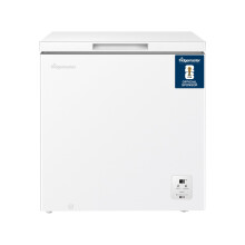 Fridgemaster Chest Freezer, 198 Litre, White, 4-Star Rating, Winter Guard, 85.8x78.7x55.9 cm, Energy Rating E