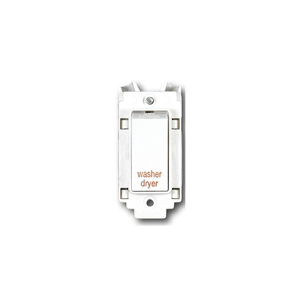 Crabtree 4460/Wdr Grid Switch Dp 20 Amp Marked Washer Dryer