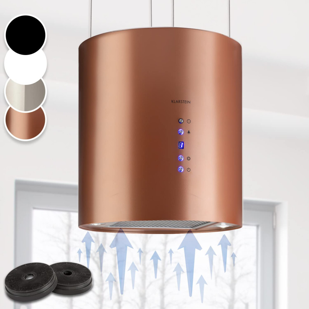 Klarstein Hanging Island Cooker Hood, Extractor Fan For Kitchen Island
