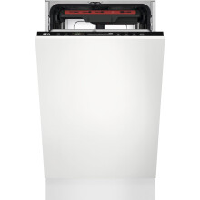 AEG 7000 Series Built-In Dishwasher, FSE73507P, with AirDry Technology, Integrated Dishwasher with 10 Settings, QuickSelect Touchscreen, 44 dB, 45cm,
